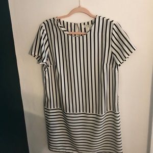 Forever 21 black and white striped dress